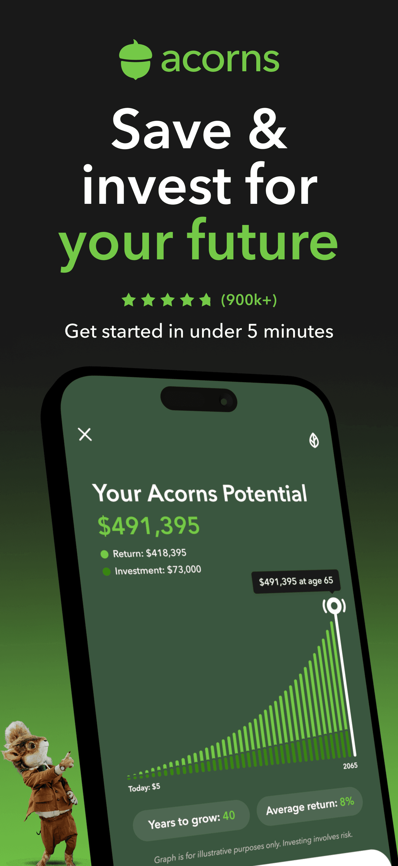 Acorns: Save & Invest Money screenshot 1