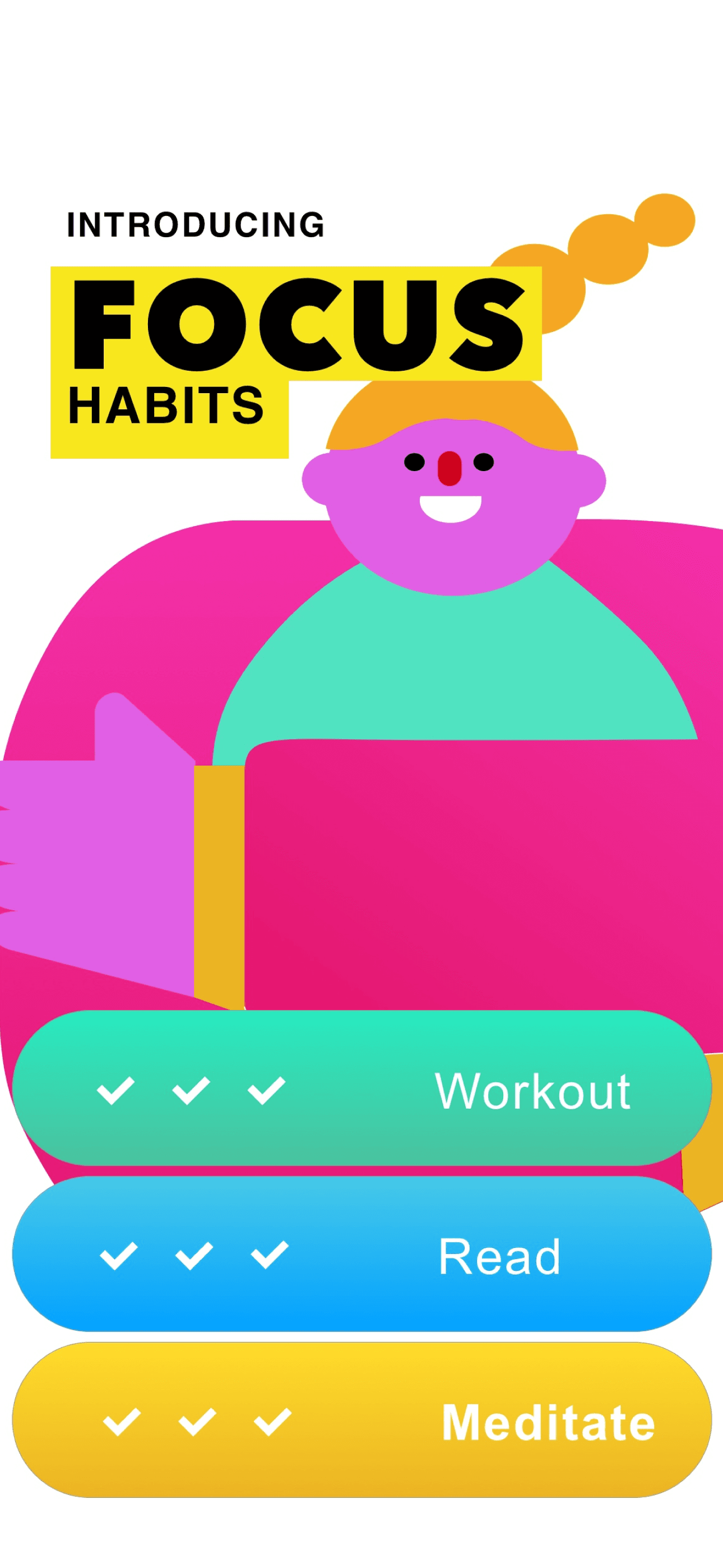 Focus Habits - Daily Streaks screenshot 1