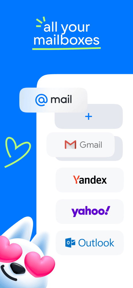 Mail: Email, Cloud, Calendar screenshot 1