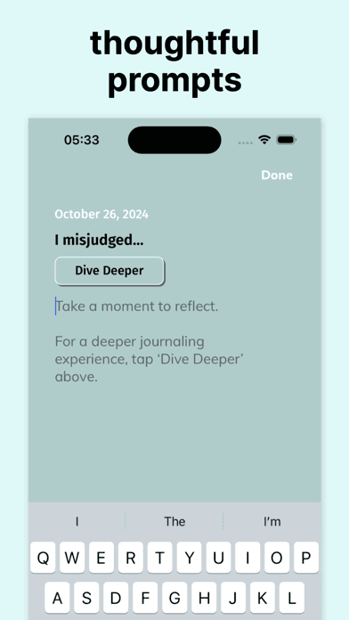 Prompted Journal - Shadow Work screenshot 3