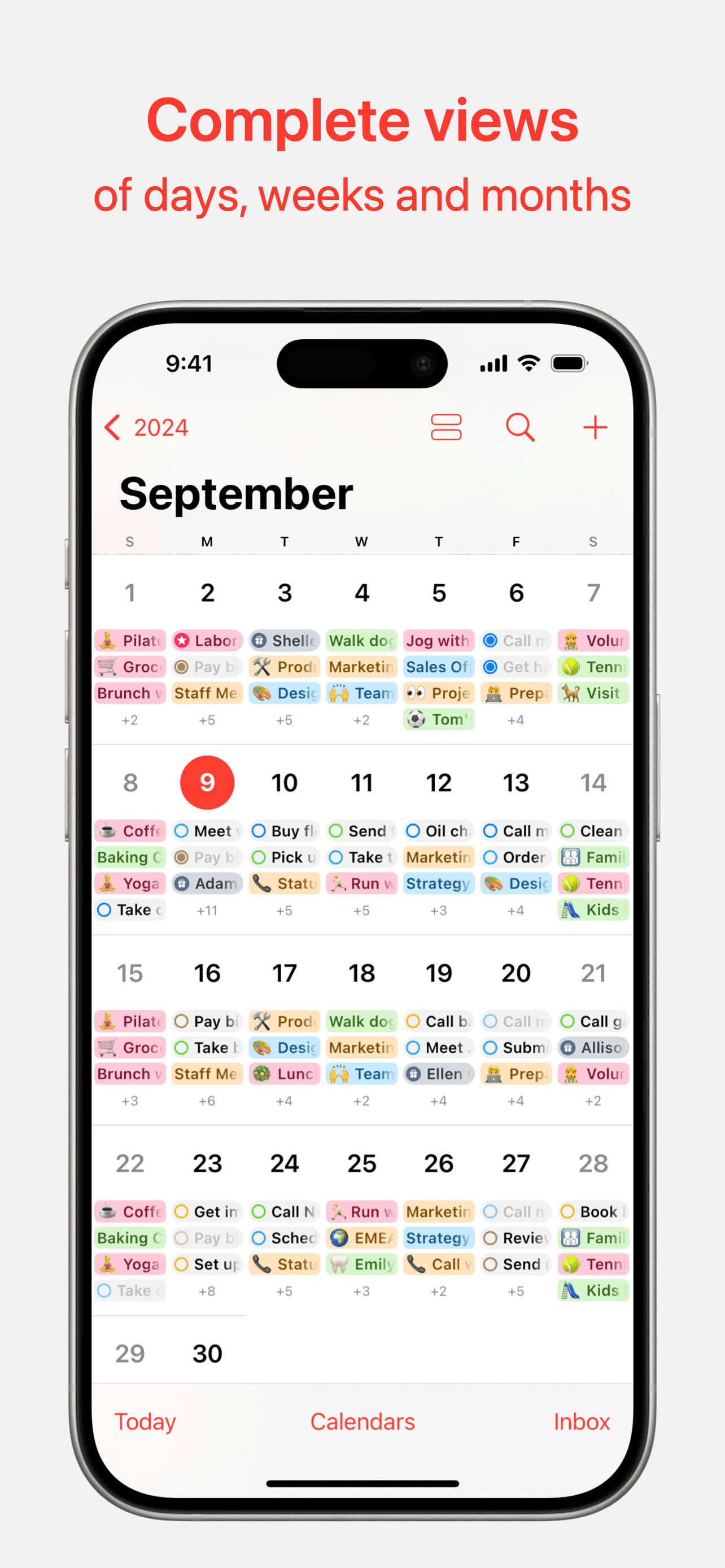 Calendar screenshot 3