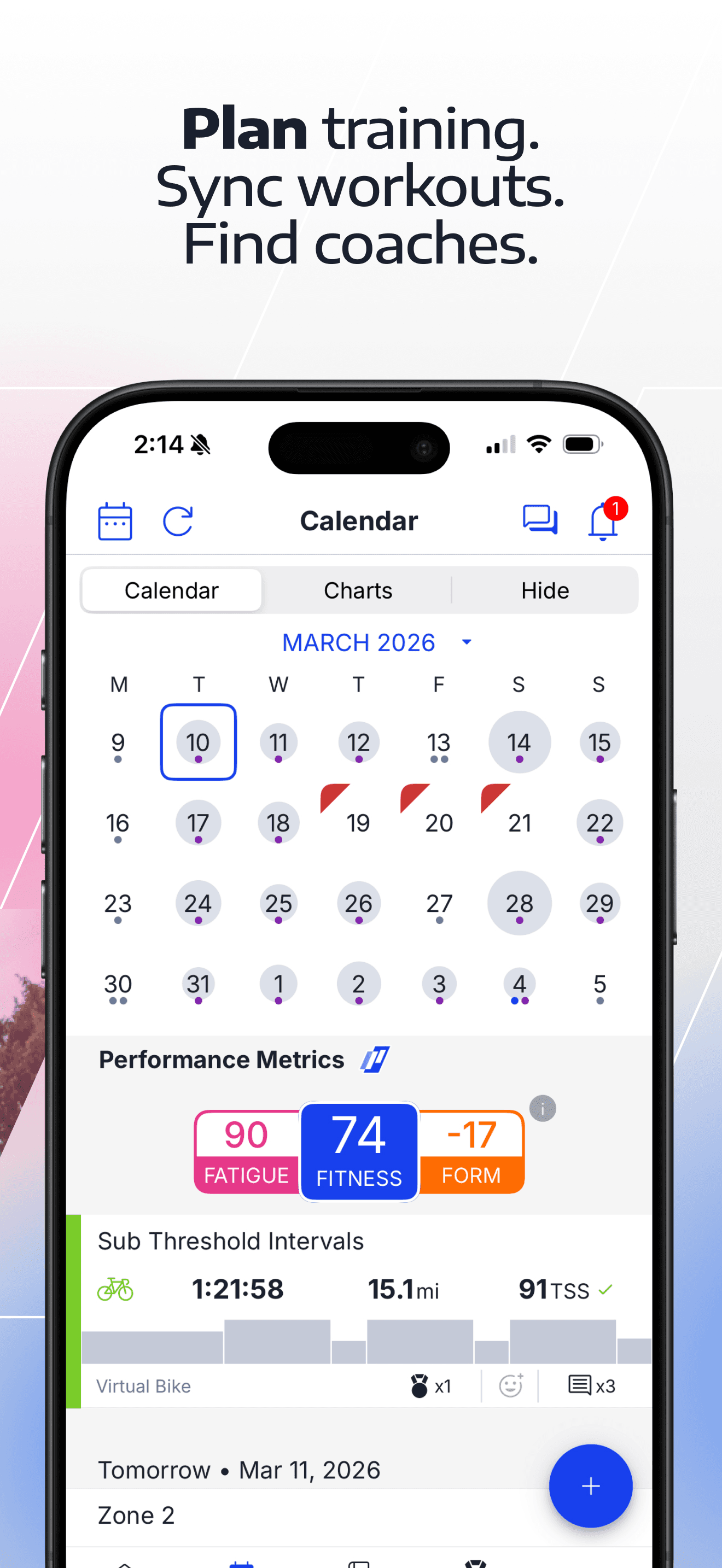 TrainingPeaks: Plan Train Lift screenshot 2