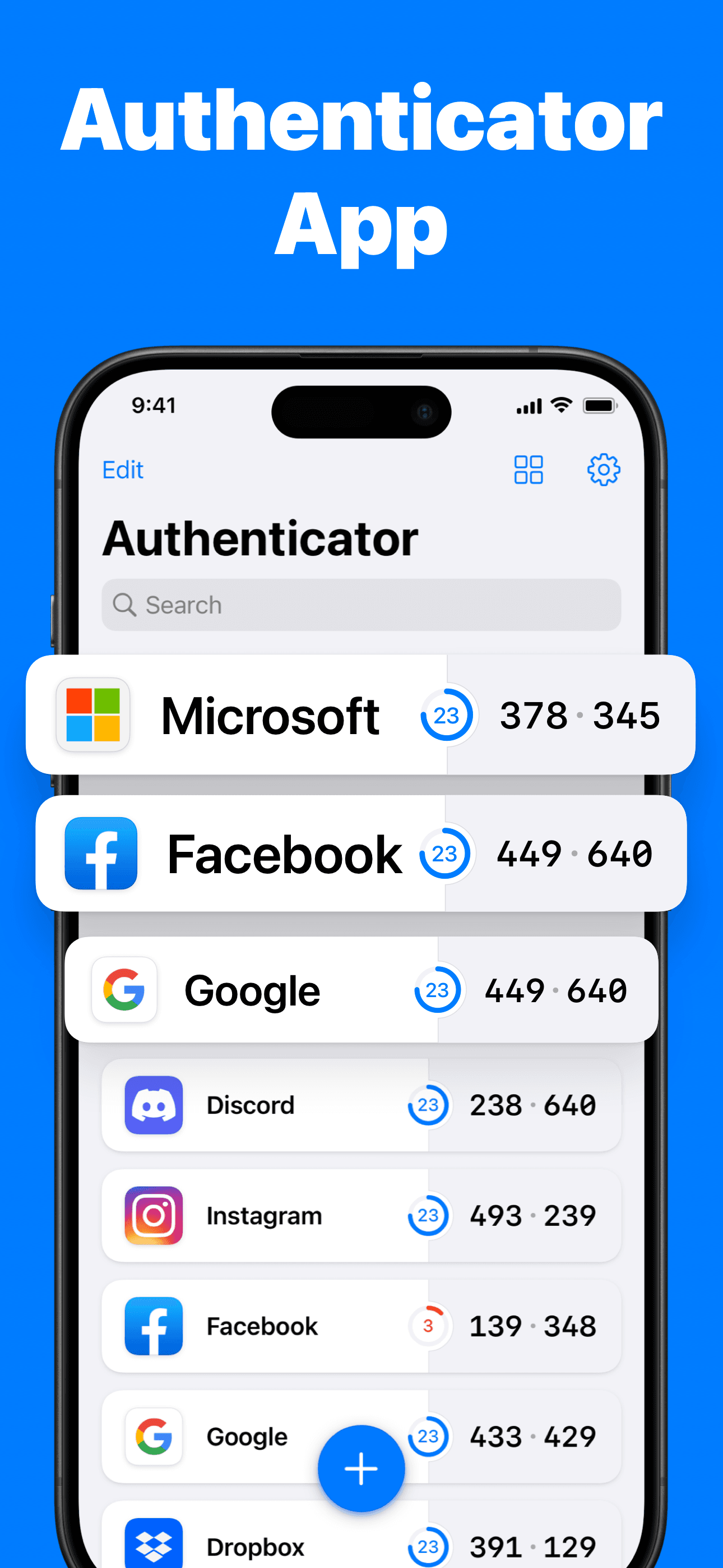 Authenticator App+ screenshot 1