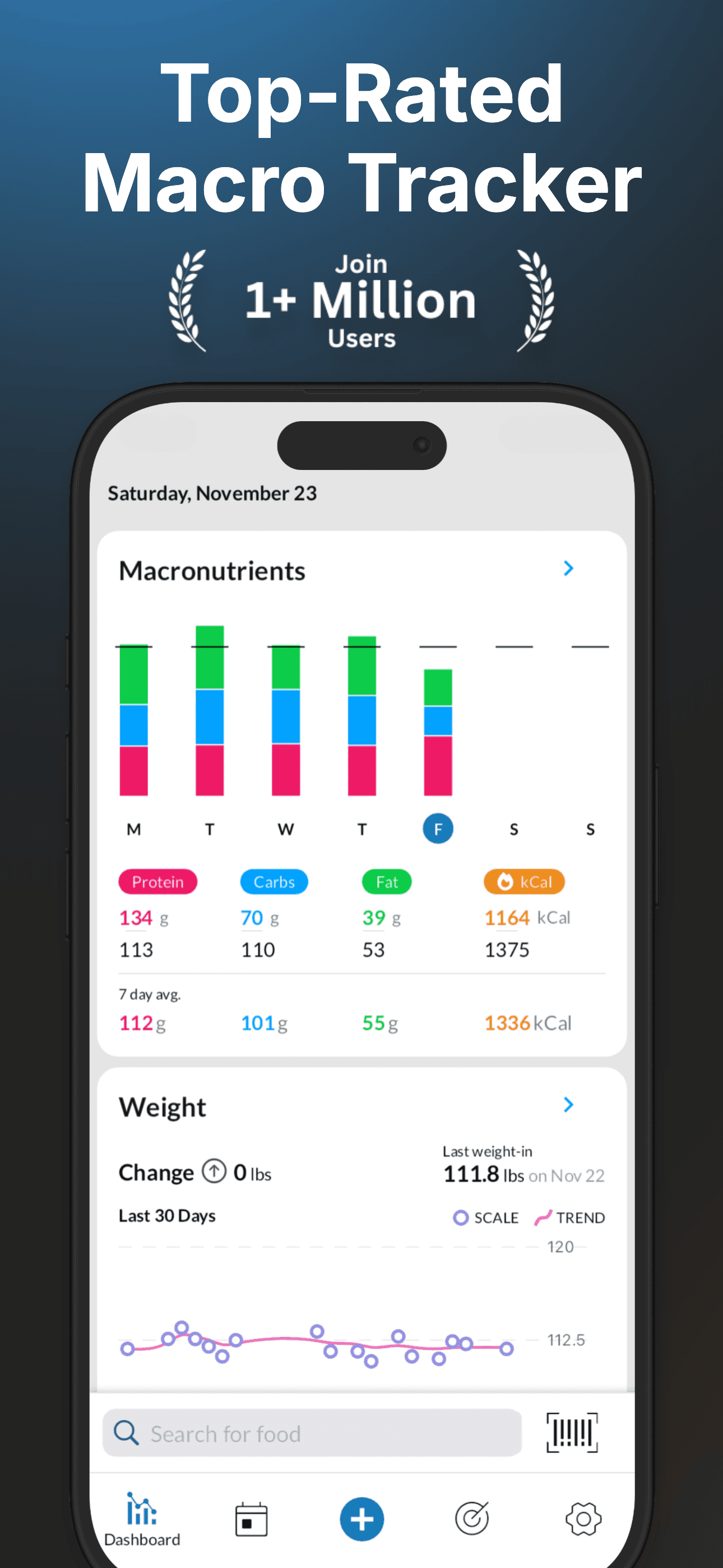 MacrosFirst - Macro Tracker screenshot 1