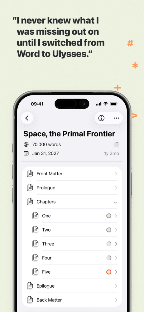 Ulysses: Writing App screenshot 2