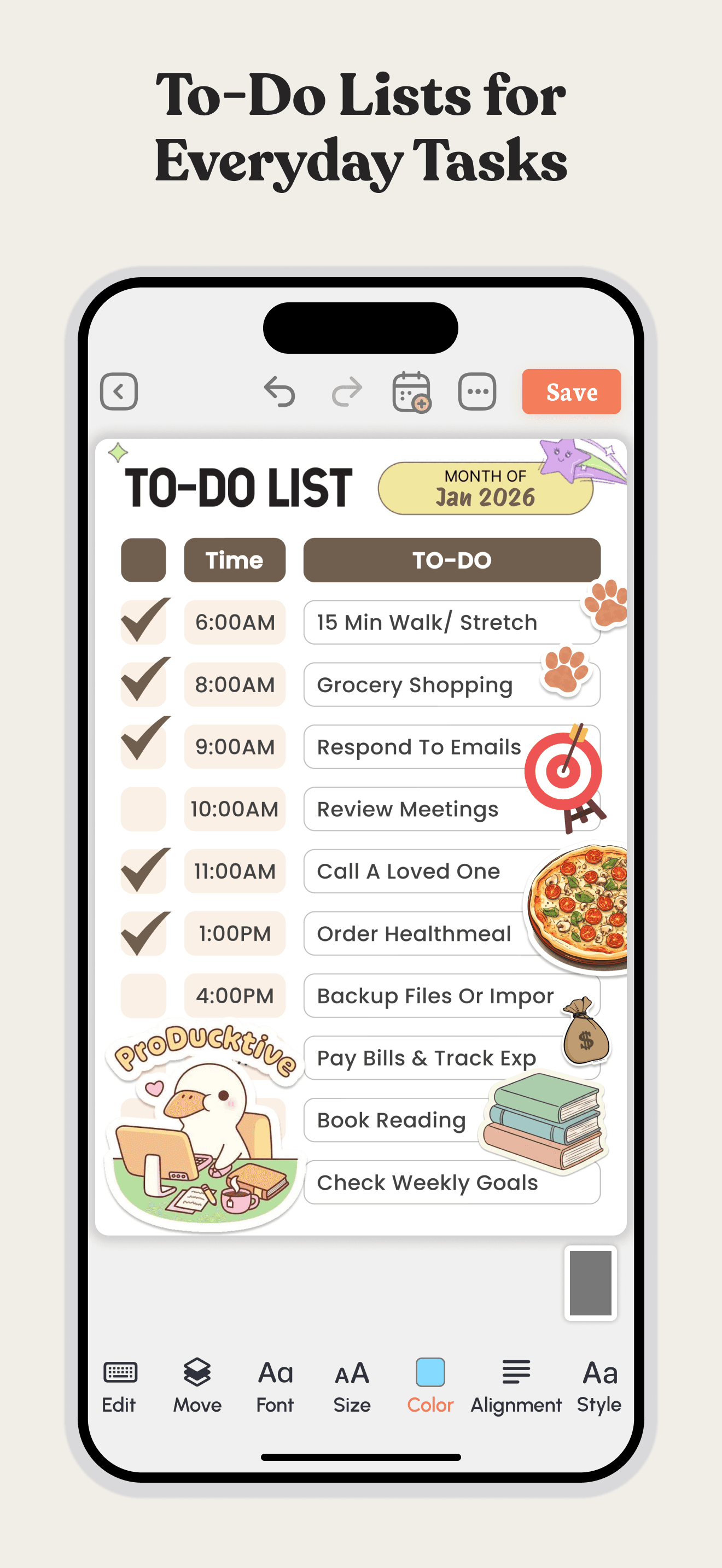 Daily Planner & To Do List screenshot 3