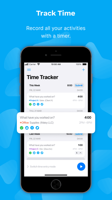 Clockify Time Tracker screenshot 1