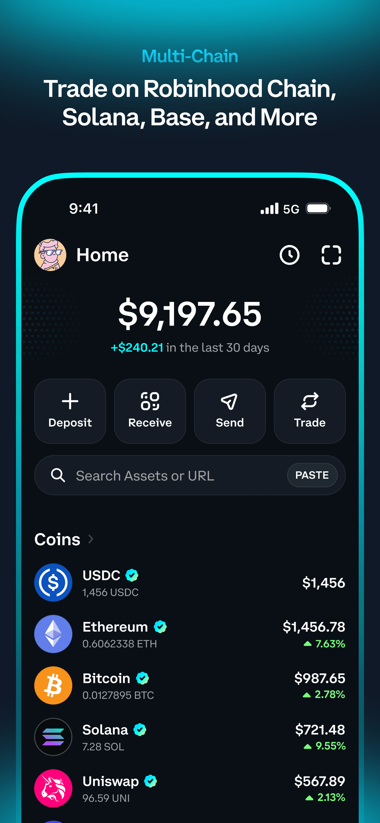 Coinbase Wallet: Trade to Win screenshot 1