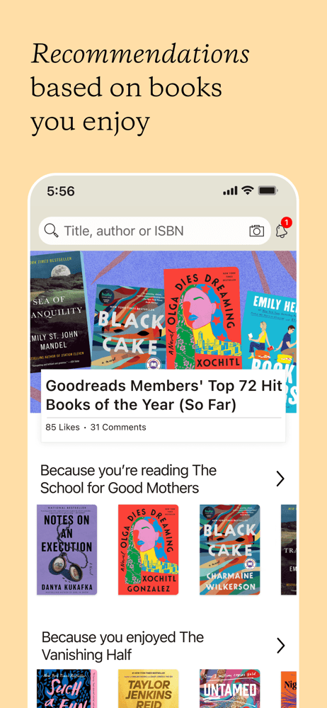 Goodreads: Book Tracker & More screenshot 3