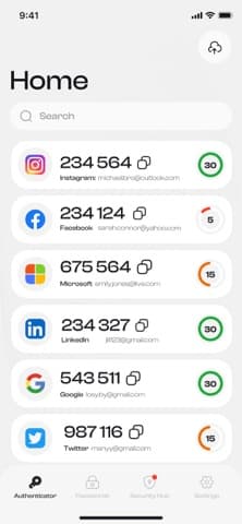 Authenticator - 2FA App screenshot 1