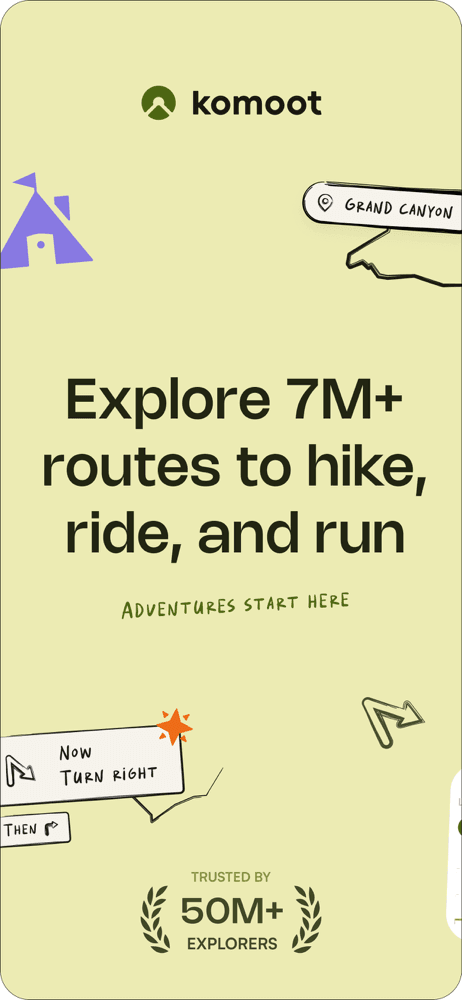 komoot - hike, bike & run screenshot 1