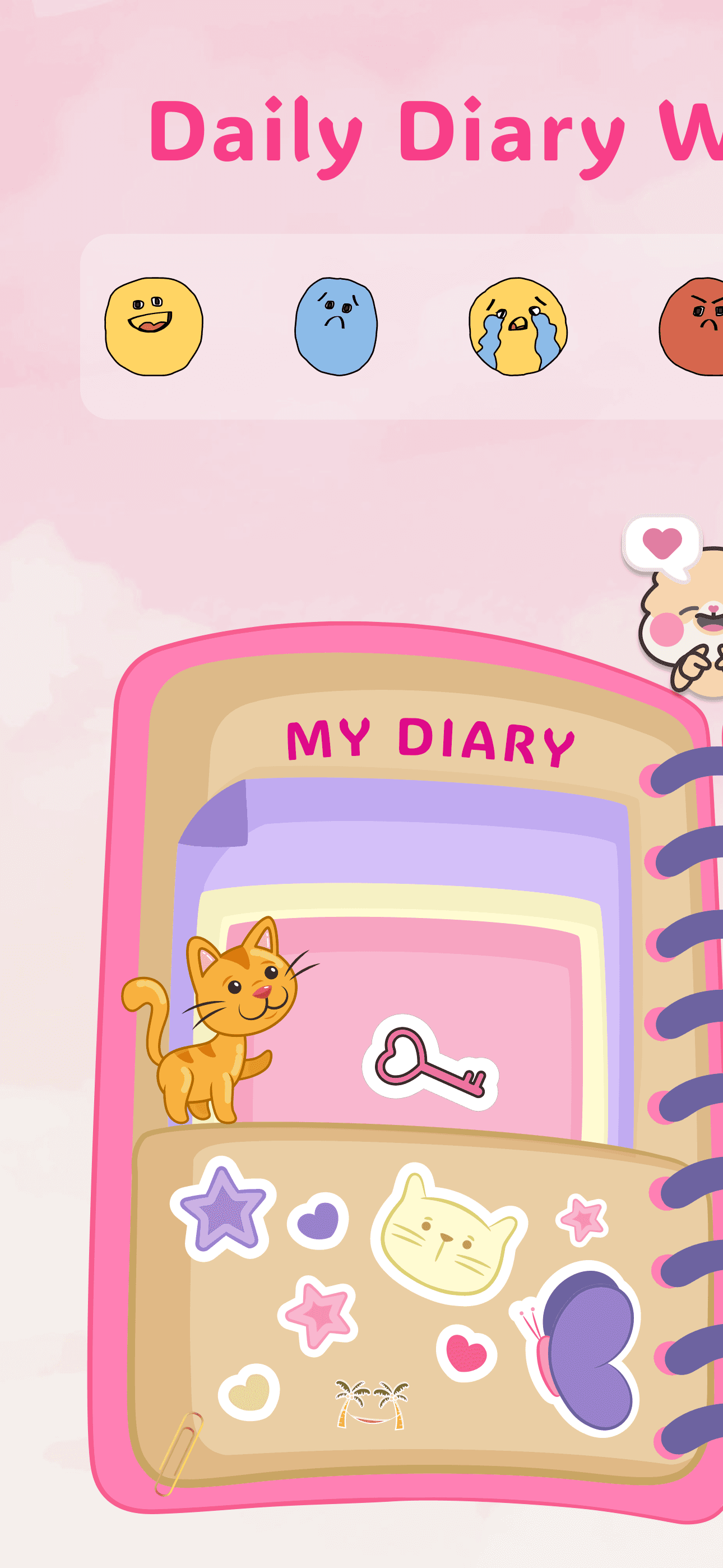 My Daily Diary - Mood Journal screenshot 1