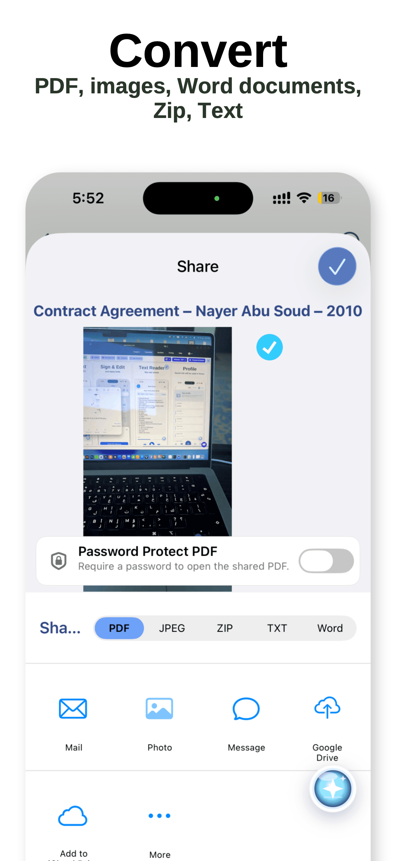 OneDocs Scanner Translator screenshot 2