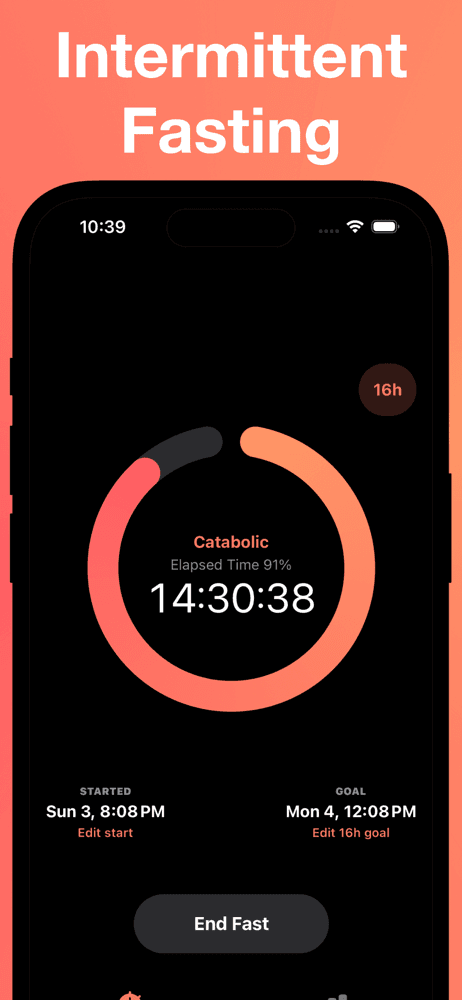 Intermittent Fasting Tracker: screenshot 1
