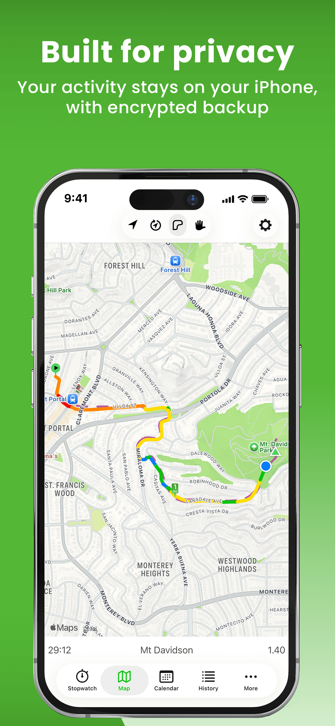 Walkmeter Walking & Hiking GPS screenshot 3