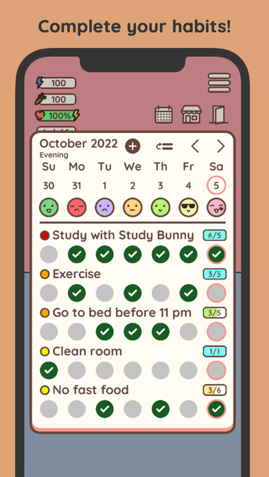 Habit Rabbit: Habit Tracker screenshot 2