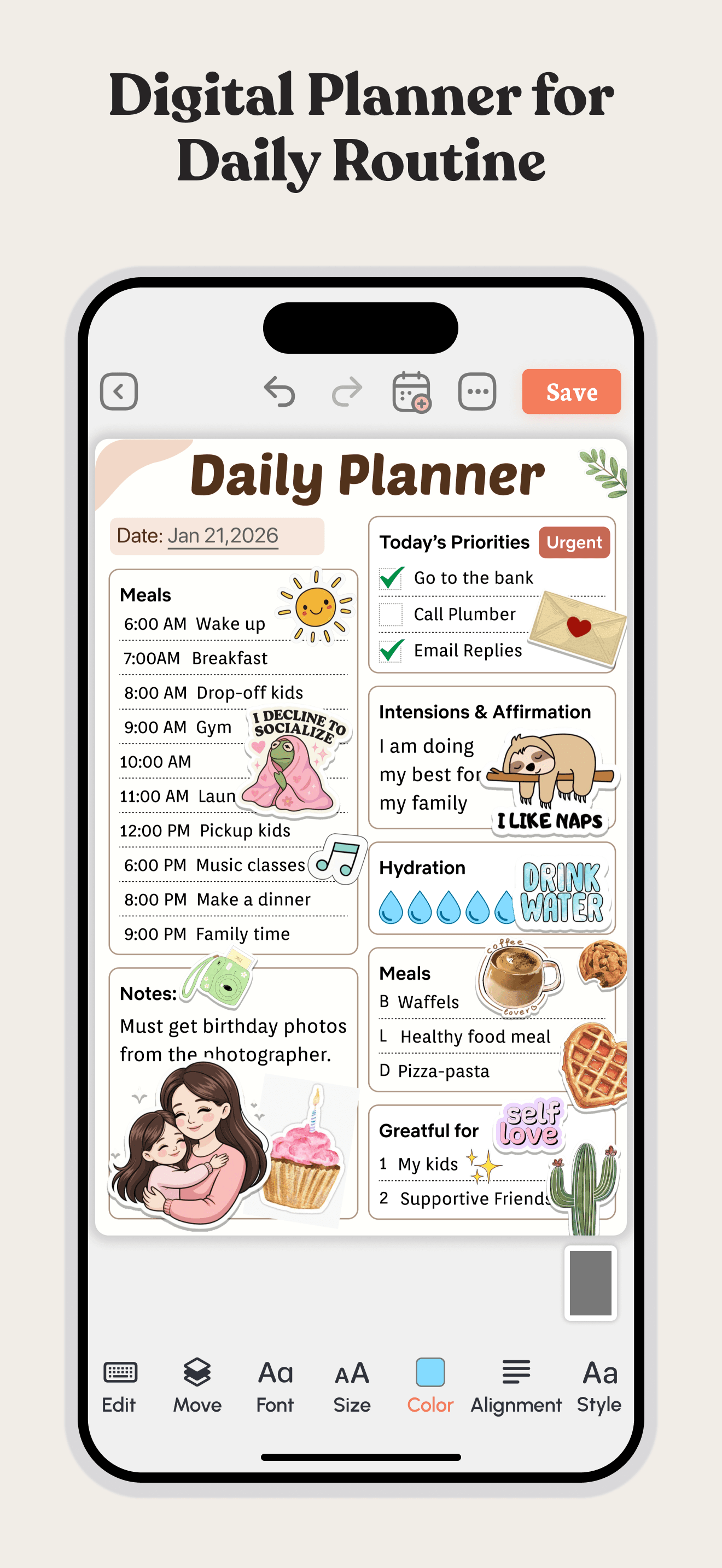 Daily Planner & To Do List screenshot 1