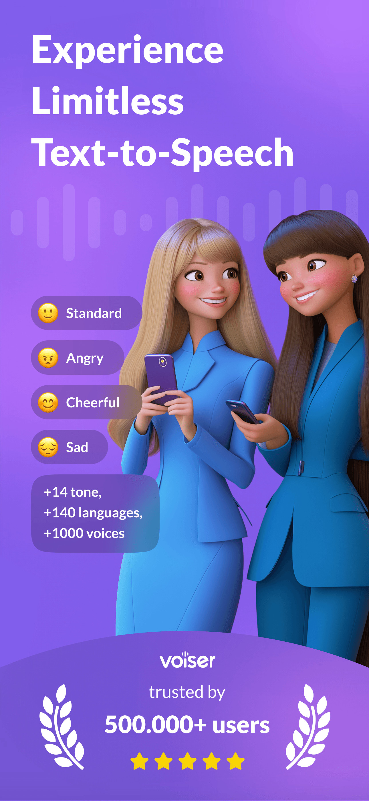 Voiser AI Text to Speech (TTS) screenshot 1