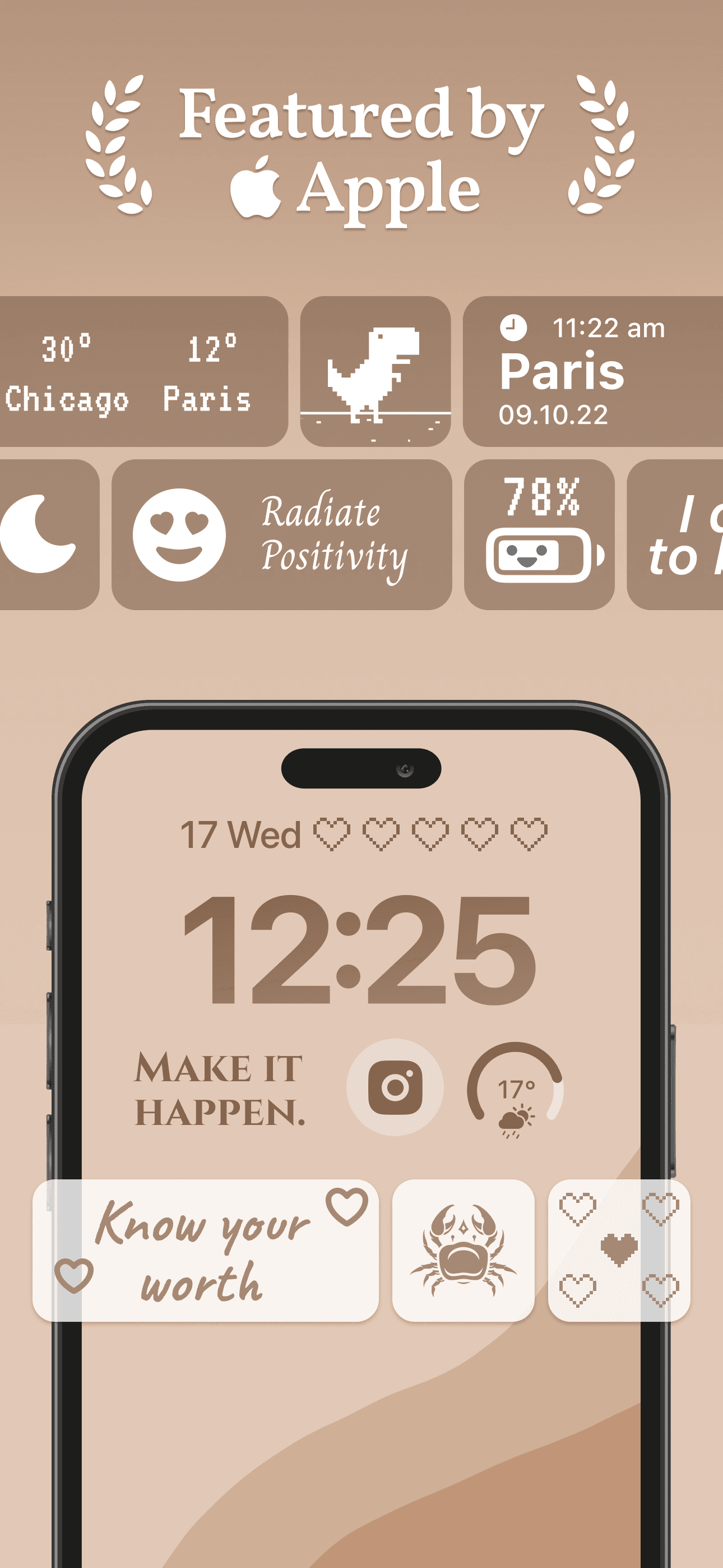aesthetic kit: widgets, themes screenshot 1