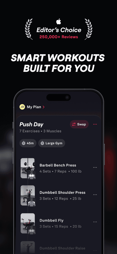 Fitbod: Gym & Fitness Planner screenshot 1