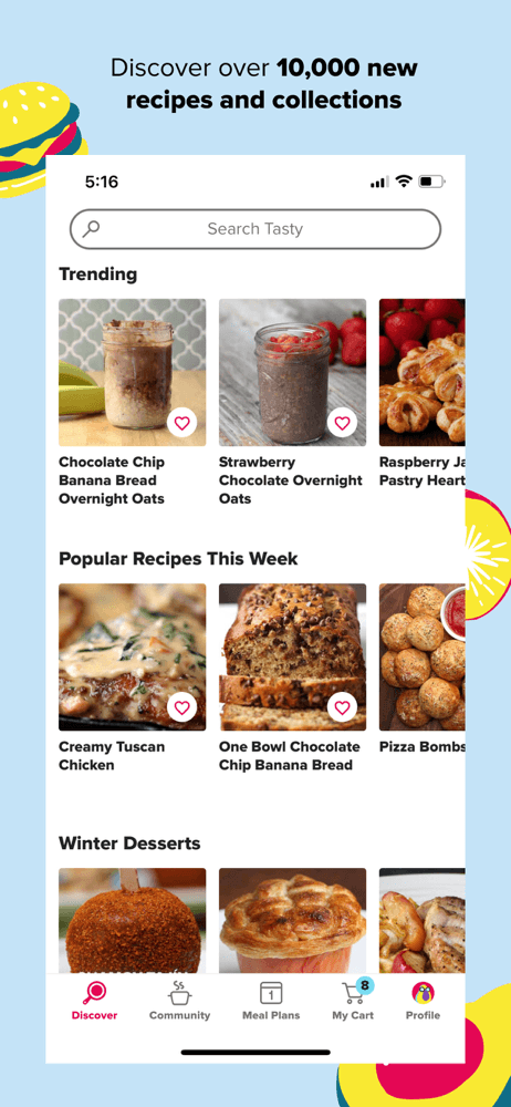 Tasty: Recipes, Cooking Videos screenshot 1