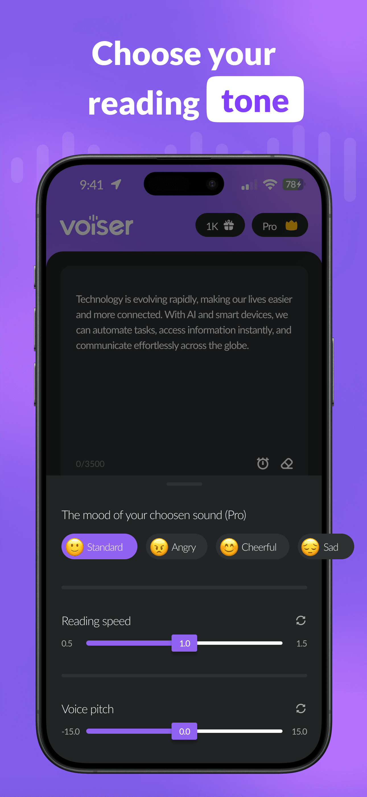 Voiser AI Text to Speech (TTS) screenshot 3