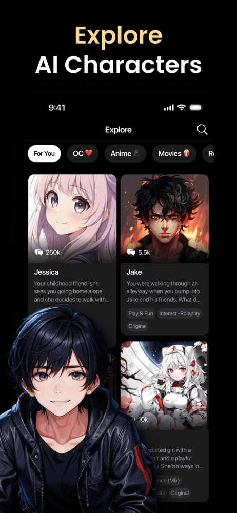 TalkZ: AI Chat with Character screenshot 2