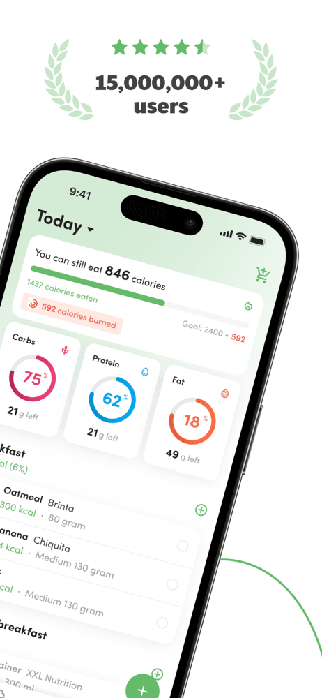 Calories and nutrition tracker screenshot 2