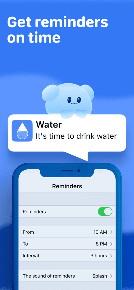 Water Tracker. Drink Reminder screenshot 2