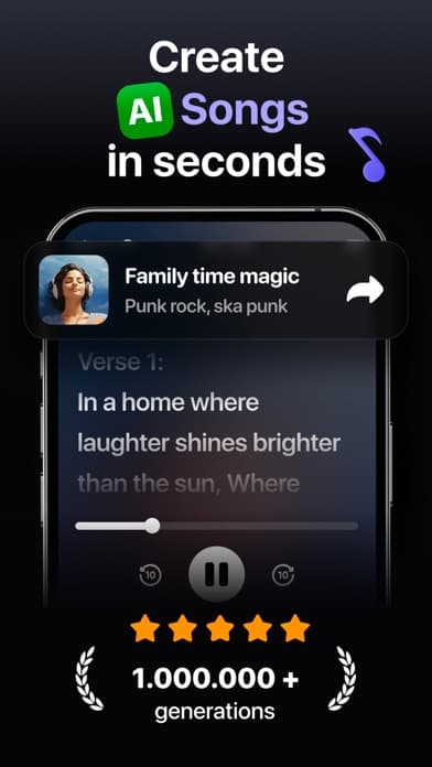 AI Song Music Generator: Muzio screenshot 1