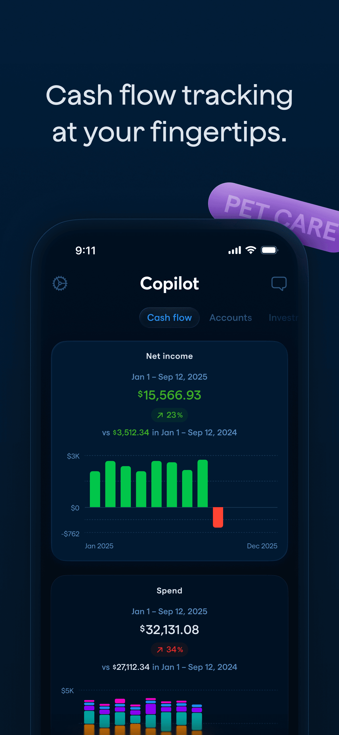 Copilot: Track & Budget Money screenshot 2
