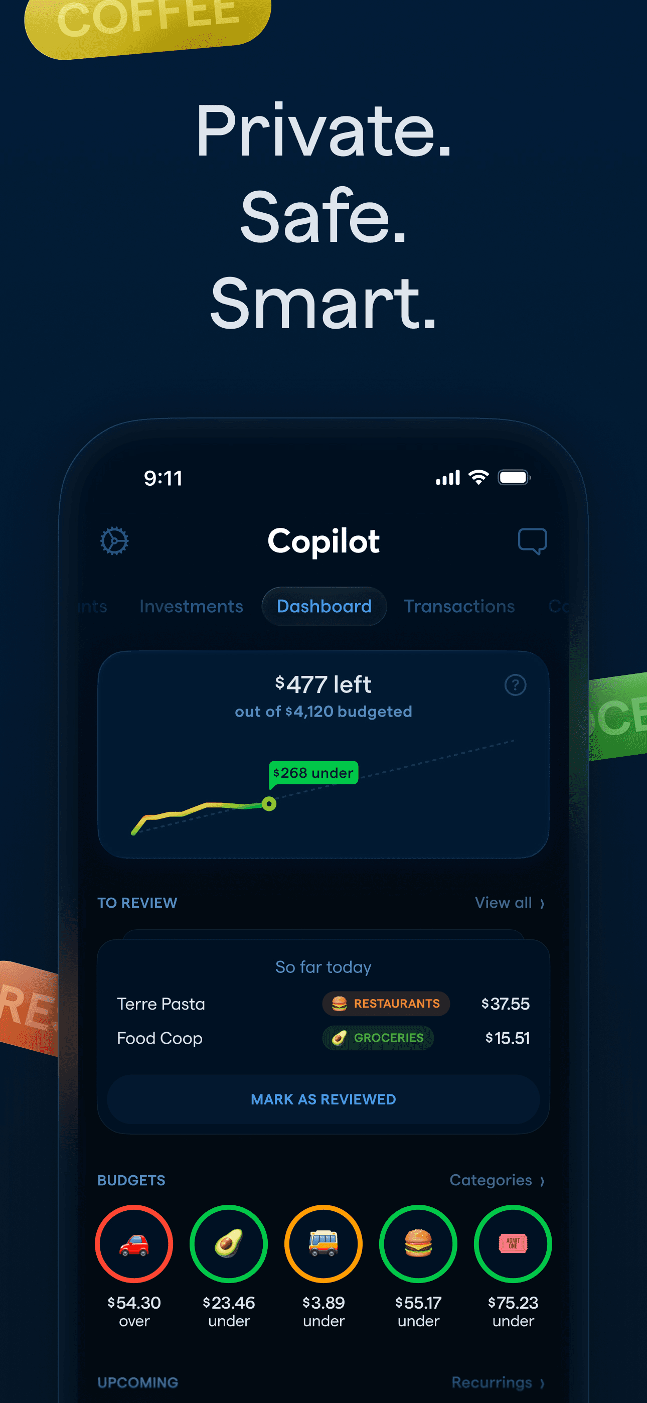 Copilot: Track & Budget Money screenshot 1