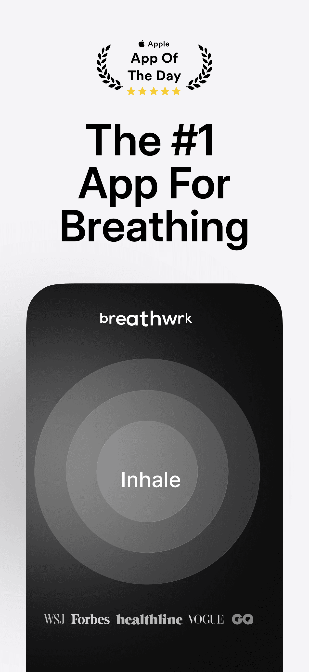 Breathwrk: Breathing Exercises screenshot 1