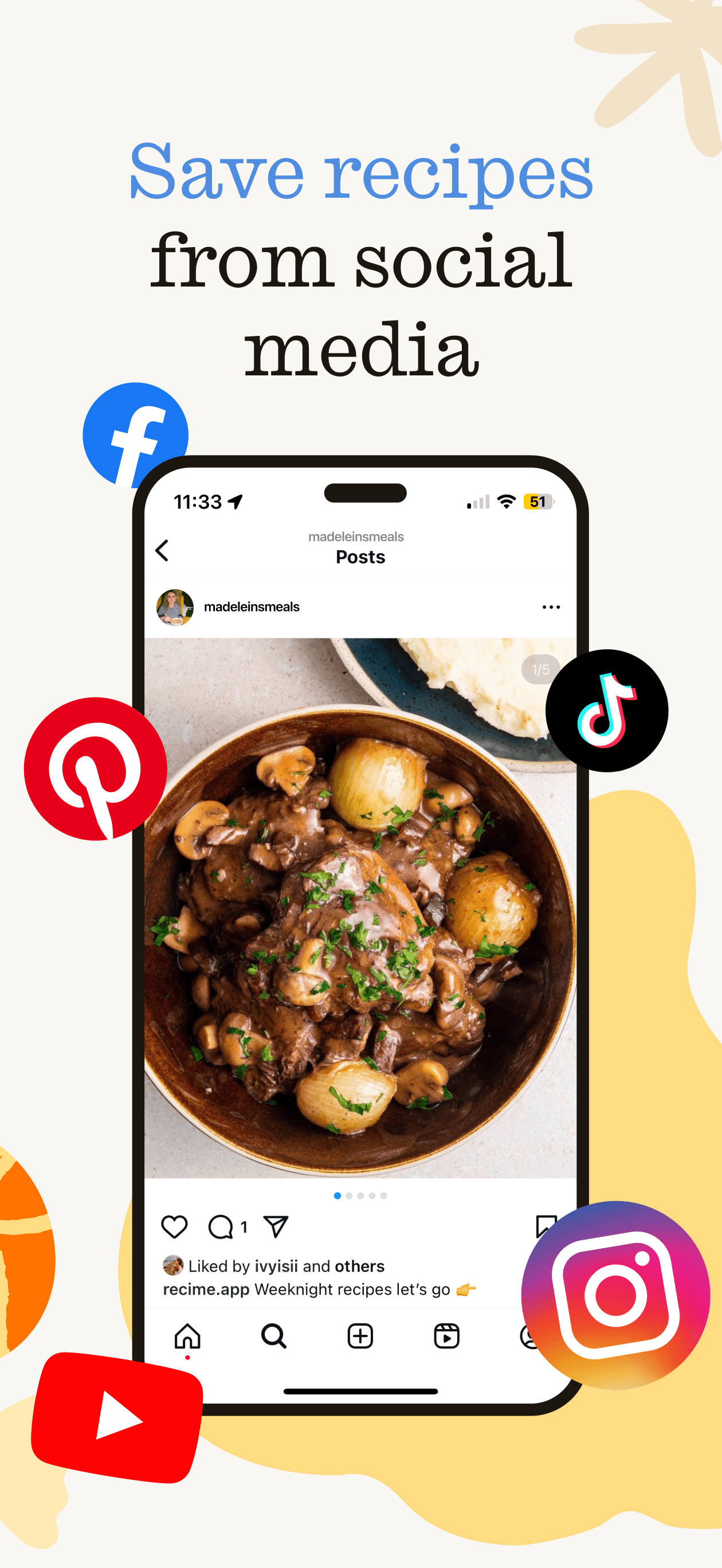 ReciMe: Recipes & Meal Planner screenshot 2