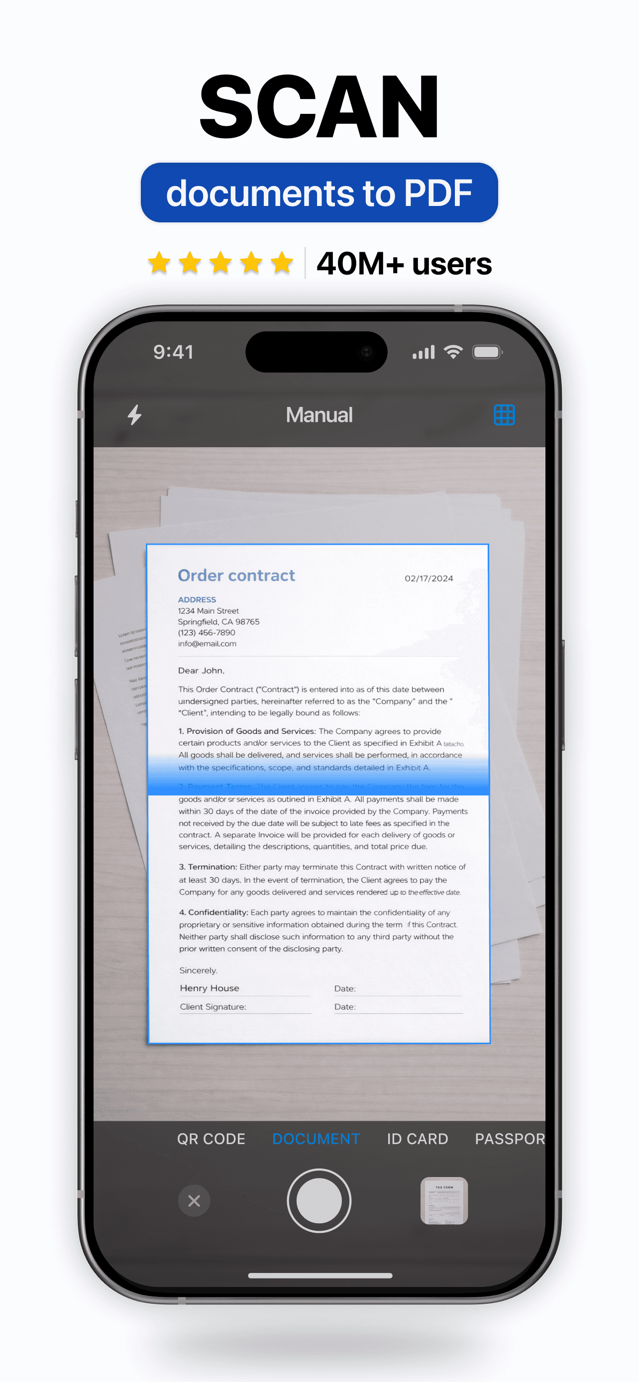 ScanGuru: PDF Scanner App screenshot 1