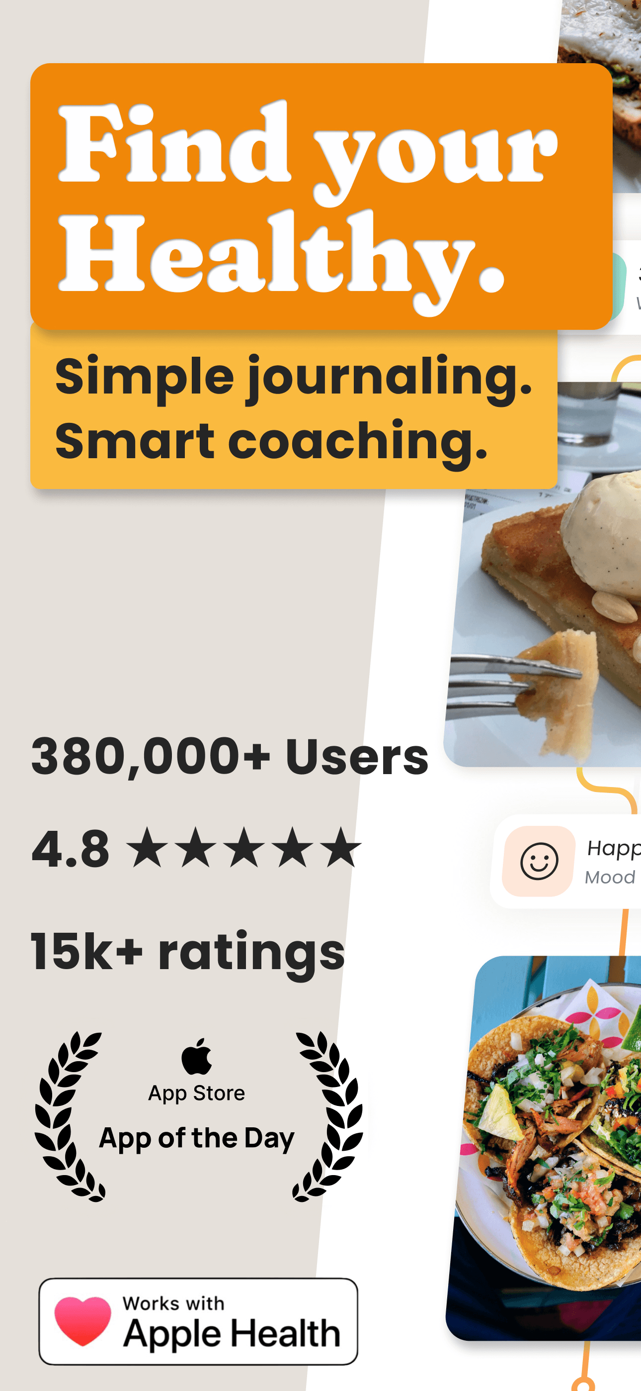AteMate Food Journal: AI Coach screenshot 1