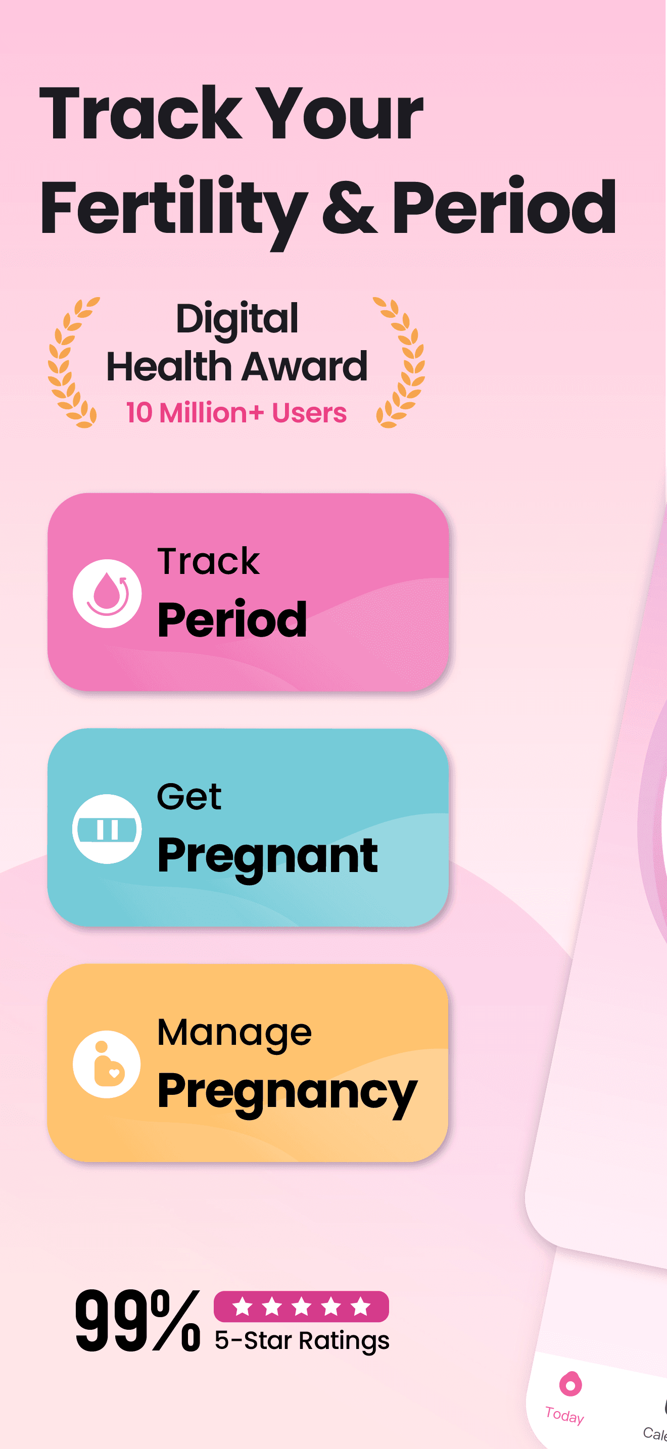 Femometer Fertility Tracker screenshot 1