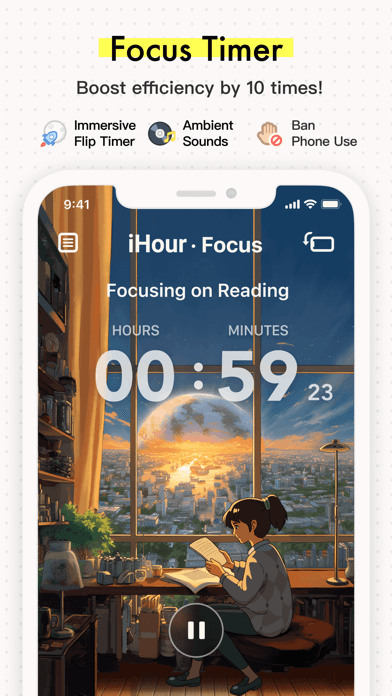 iHour - Focus Time Tracker screenshot 2
