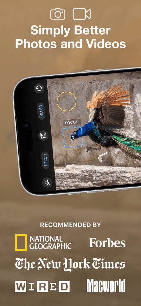 ProCamera. Professional Camera screenshot 2