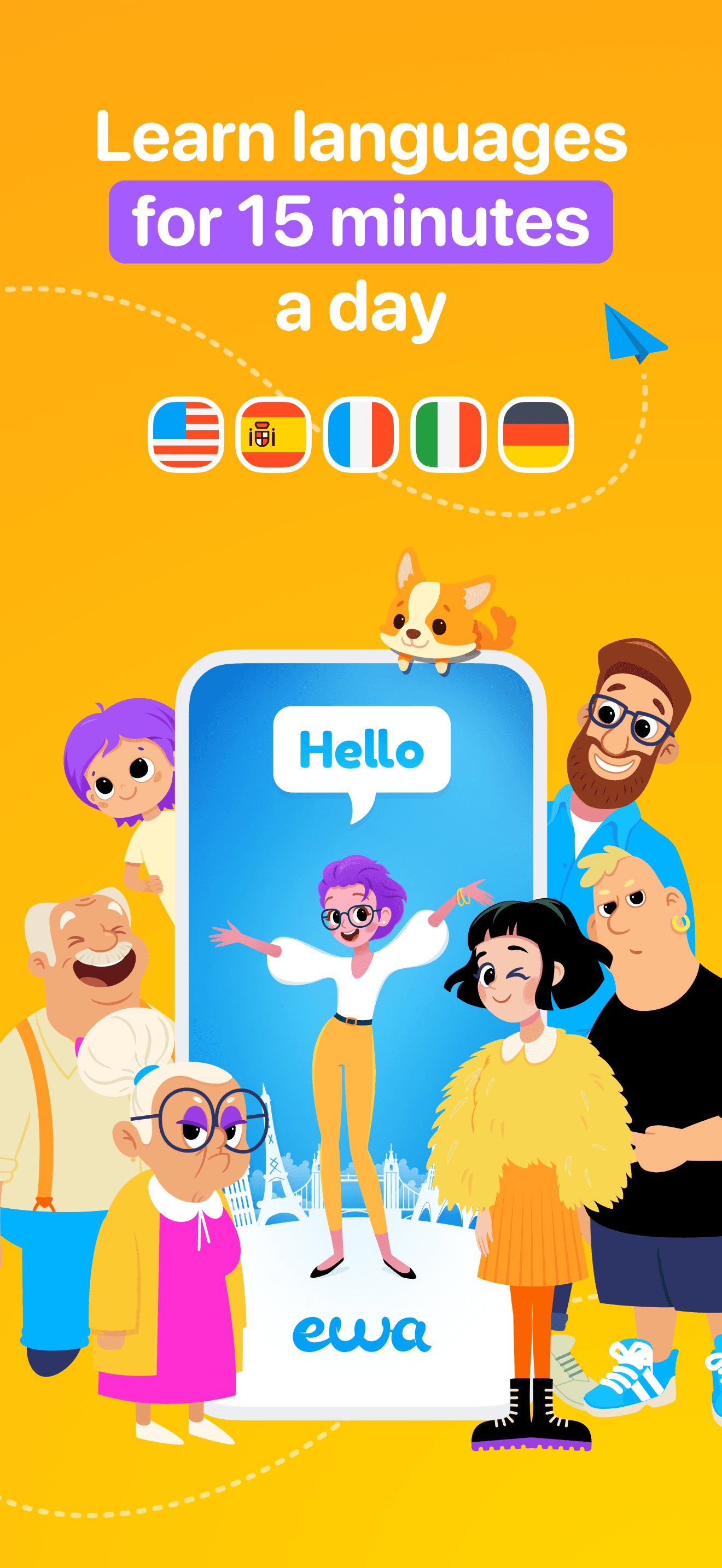 EWA: Learn Languages screenshot 1