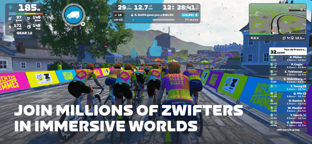 Zwift: Indoor Cycling Fitness screenshot 3