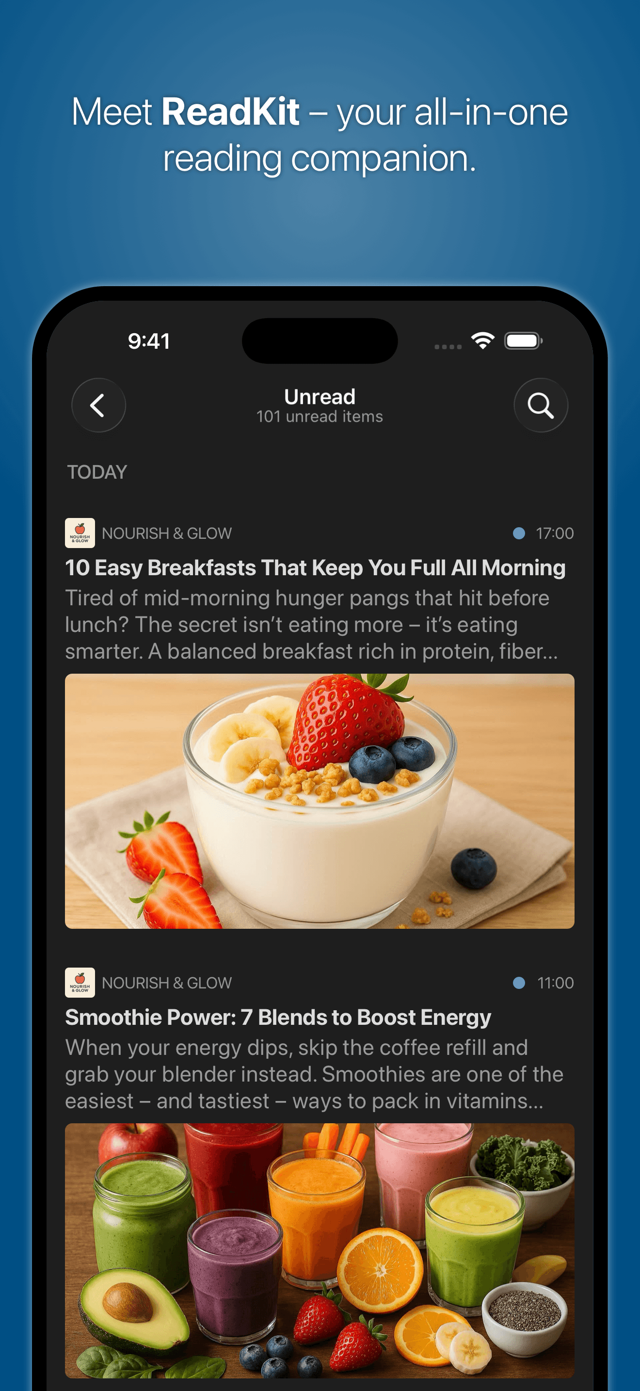 ReadKit - Reading Hub screenshot 1