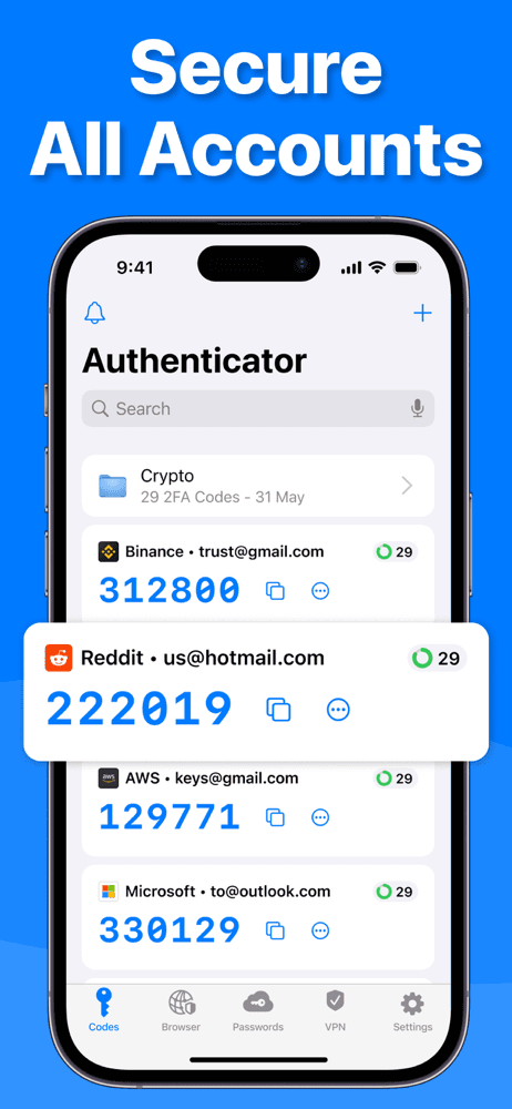 Authenticator · screenshot 2