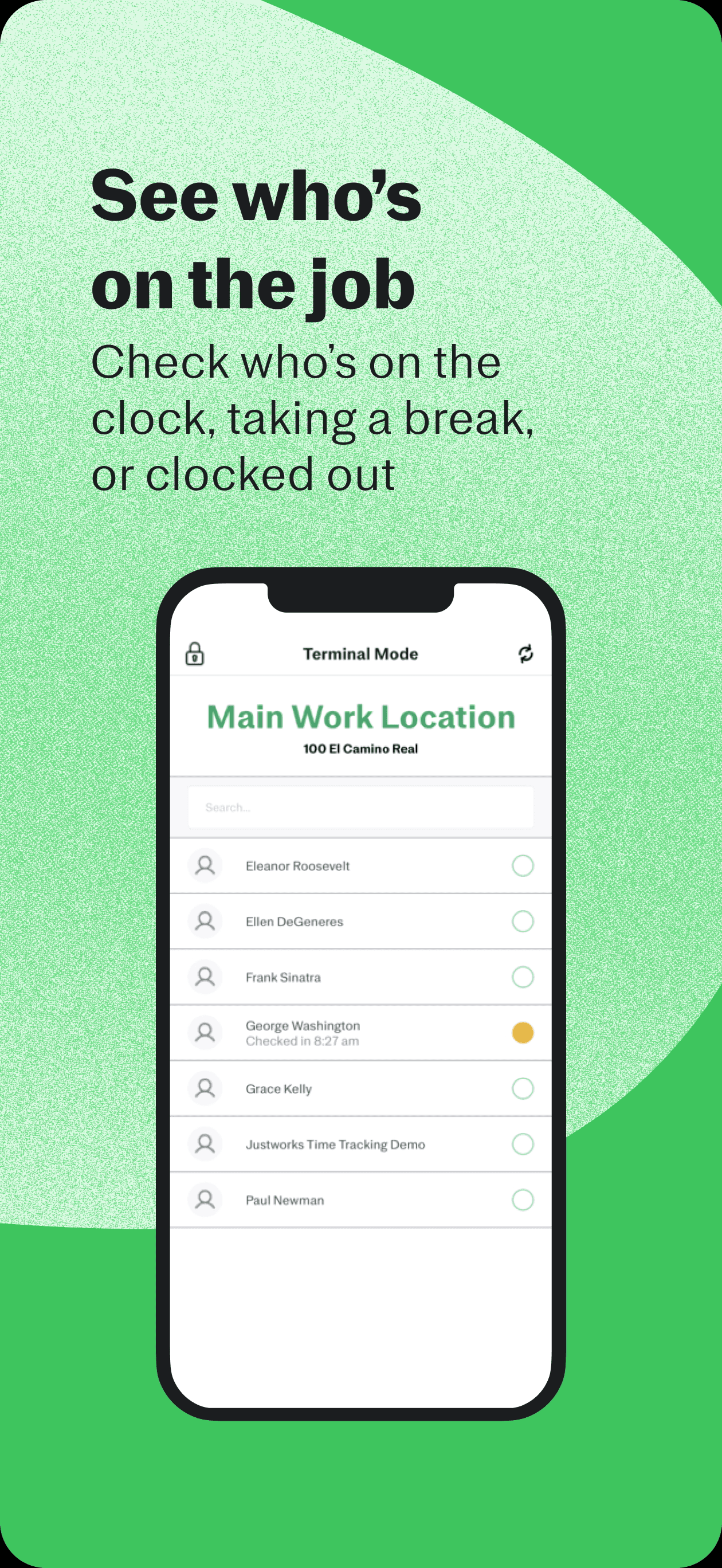 Justworks Terminal screenshot 3
