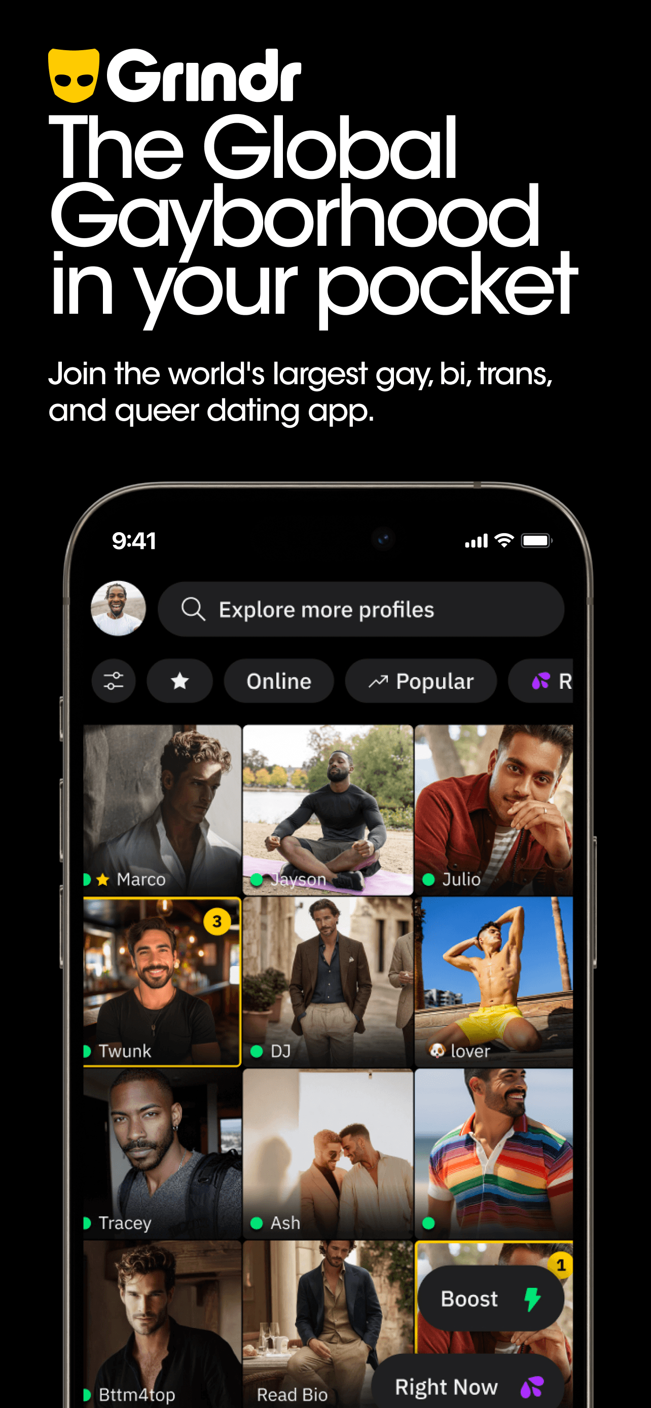 Grindr - Gay Dating & Chat screenshot 1