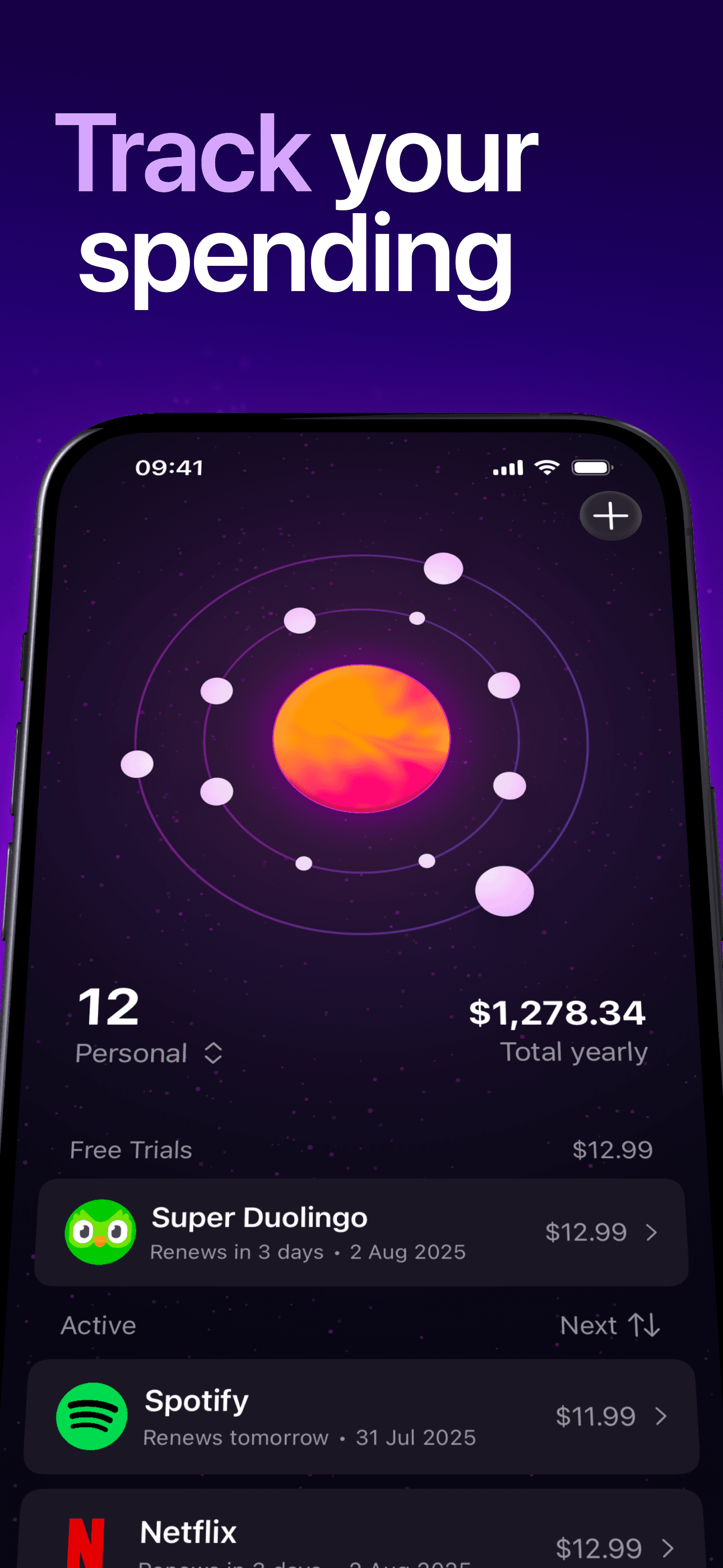 Subscription Manager: Orbit screenshot 2