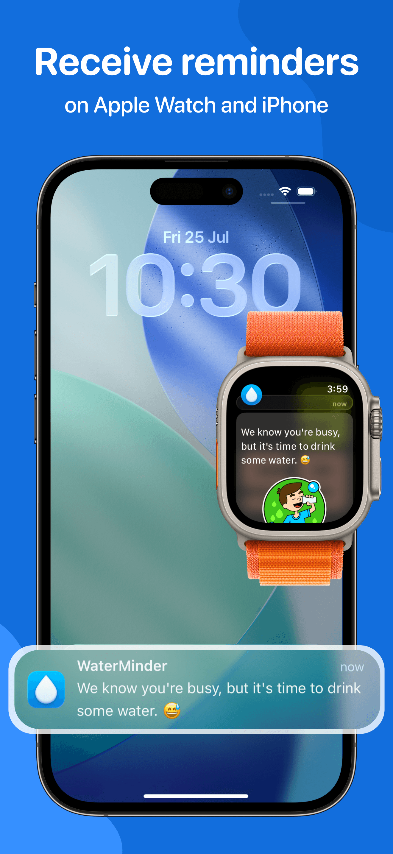 Water Tracker by WaterMinder® screenshot 1