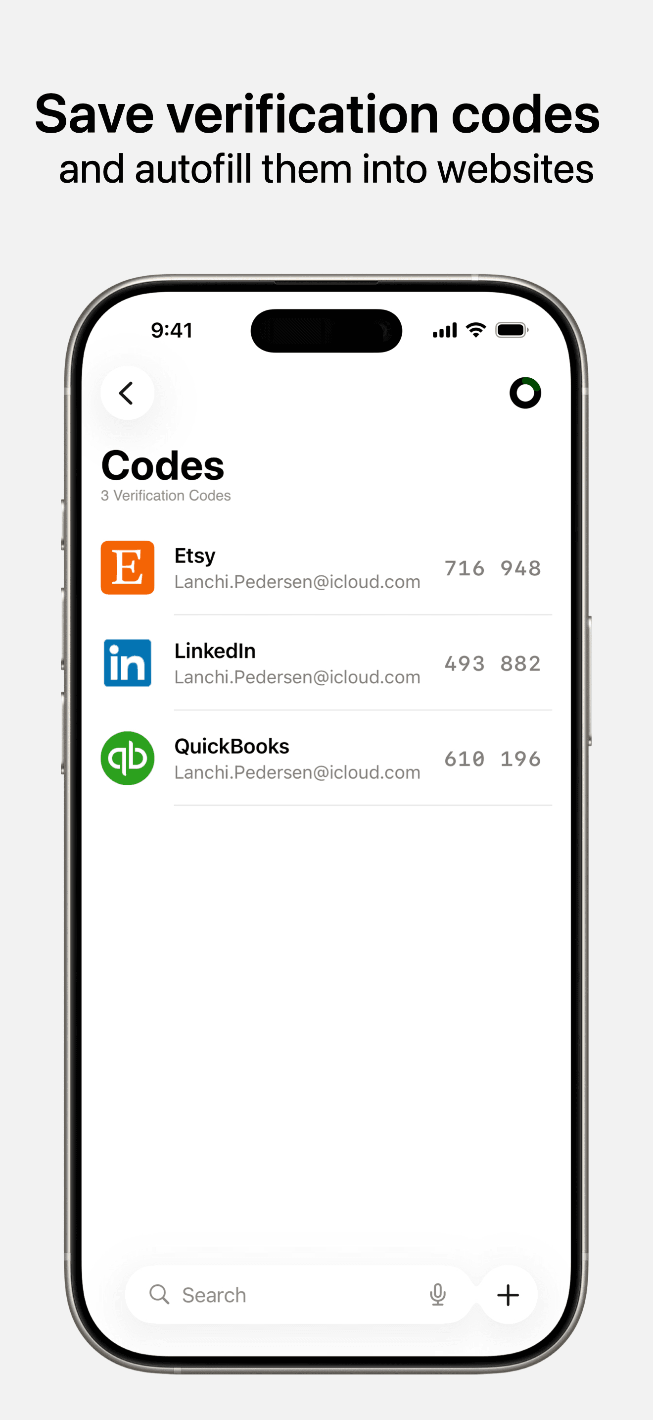 Passwords screenshot 3