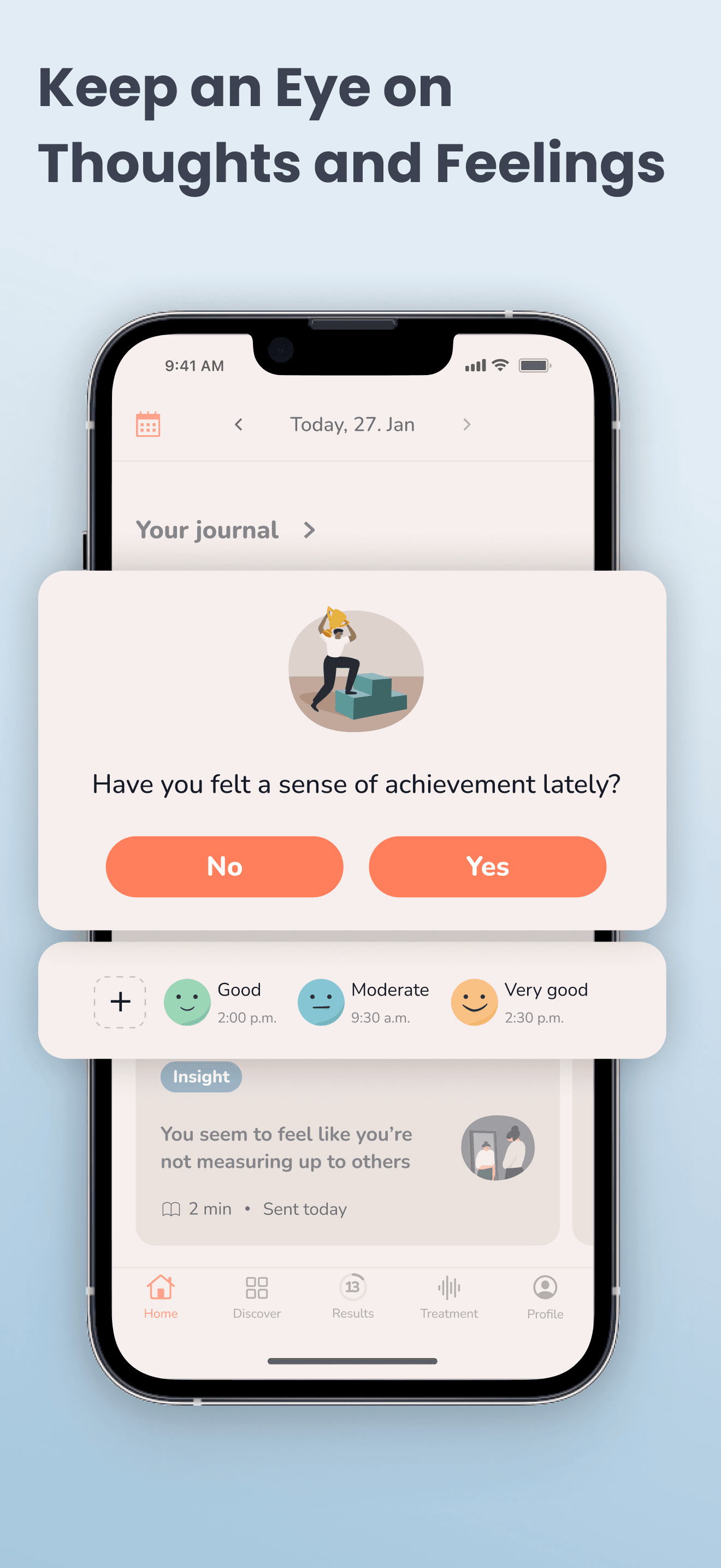 MindDoc: Mental Health Support screenshot 2