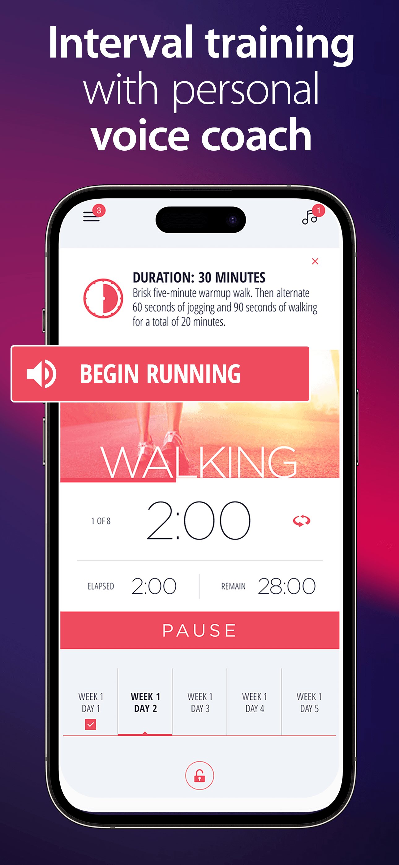 C25K® 5K Running Coach & Map screenshot 2
